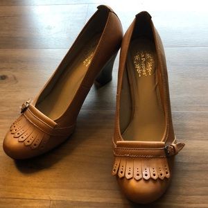Hush Puppies Fringe Leather Heel (lightly used)